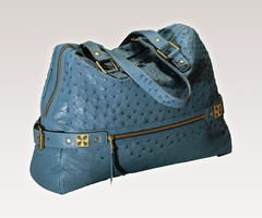 Bramante Ostrich Majolica Large Day Bag